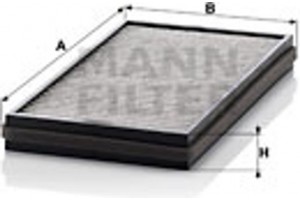 MANN-FILTER Φίλτρο, Αέρας Εσωτερικού Χώρου - Cuk 3124-2