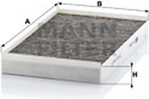 MANN-FILTER Φίλτρο, Αέρας Εσωτερικού Χώρου - Cuk 3540