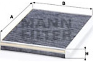 MANN-FILTER Φίλτρο, Αέρας Εσωτερικού Χώρου - Cuk 3780