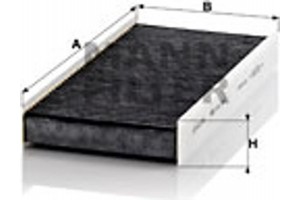 MANN-FILTER Φίλτρο, Αέρας Εσωτερικού Χώρου - Cuk 3847