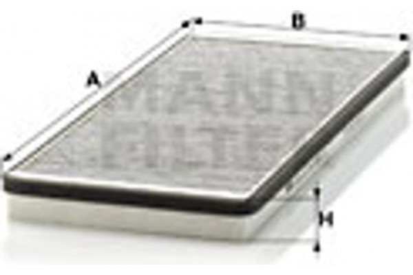 MANN-FILTER Φίλτρο, Αέρας Εσωτερικού Χώρου - Cuk 3858