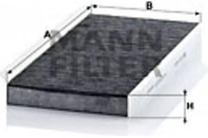 MANN-FILTER Φίλτρο, Αέρας Εσωτερικού Χώρου - Cuk 4054