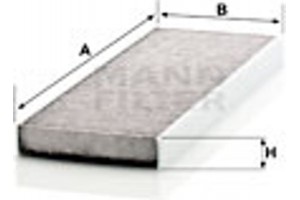 MANN-FILTER Φίλτρο, Αέρας Εσωτερικού Χώρου - Cuk 45 004