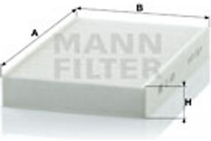MANN-FILTER Φίλτρο, Αέρας Εσωτερικού Χώρου - Cu 1629