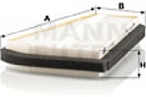 MANN-FILTER Φίλτρο, Αέρας Εσωτερικού Χώρου - Cu 17 003