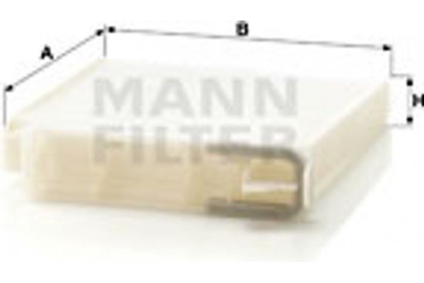 MANN-FILTER Φίλτρο, Αέρας Εσωτερικού Χώρου - Cu 1829