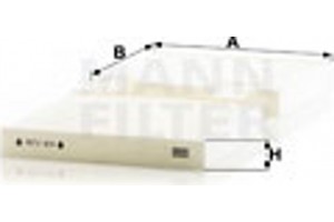 MANN-FILTER Φίλτρο, Αέρας Εσωτερικού Χώρου - Cu 19 004