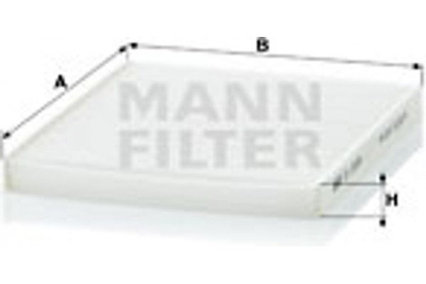 MANN-FILTER Φίλτρο, Αέρας Εσωτερικού Χώρου - Cu 2026