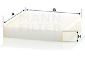 MANN-FILTER Φίλτρο, Αέρας Εσωτερικού Χώρου - Cu 2040