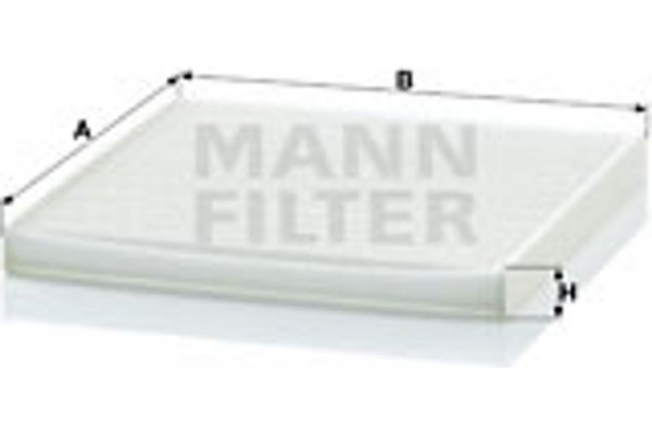 MANN-FILTER Φίλτρο, Αέρας Εσωτερικού Χώρου - Cu 2131