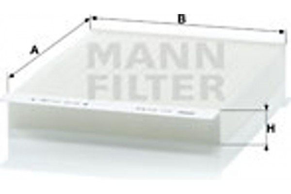 MANN-FILTER Φίλτρο, Αέρας Εσωτερικού Χώρου - Cu 2143