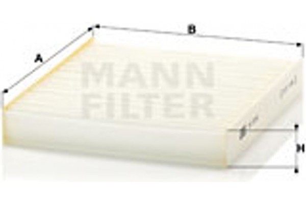 MANN-FILTER Φίλτρο, Αέρας Εσωτερικού Χώρου - Cu 2145