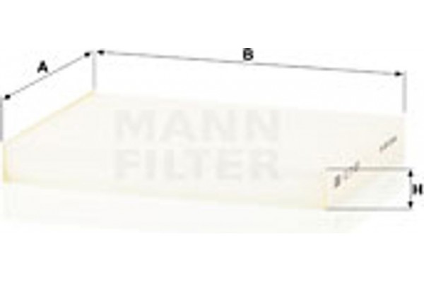 MANN-FILTER Φίλτρο, Αέρας Εσωτερικού Χώρου - Cu 21 009
