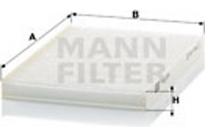 MANN-FILTER Φίλτρο, Αέρας Εσωτερικού Χώρου - Cu 2218