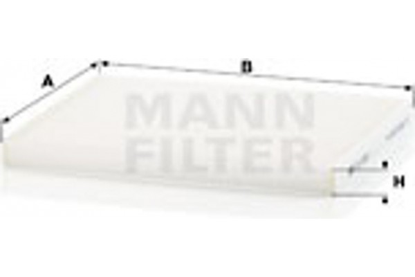 MANN-FILTER Φίλτρο, Αέρας Εσωτερικού Χώρου - Cu 2243