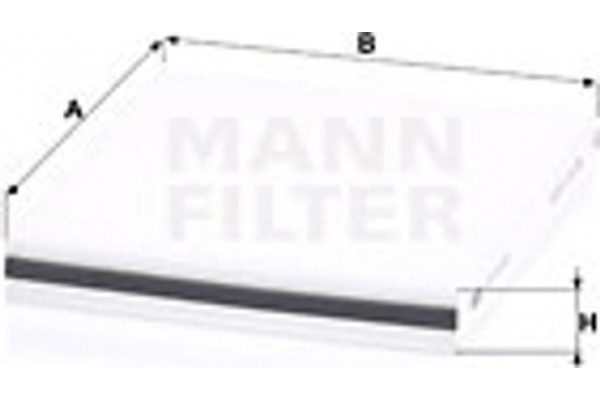MANN-FILTER Φίλτρο, Αέρας Εσωτερικού Χώρου - Cu 22 003