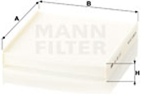 MANN-FILTER Φίλτρο, Αέρας Εσωτερικού Χώρου - Cu 22 011