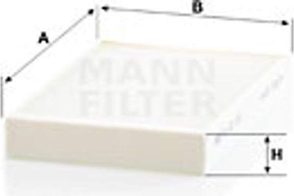 MANN-FILTER Φίλτρο, Αέρας Εσωτερικού Χώρου - Cu 22 016