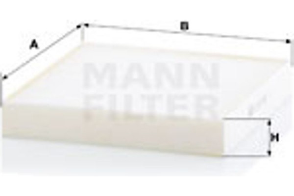 MANN-FILTER Φίλτρο, Αέρας Εσωτερικού Χώρου - Cu 22 028