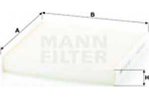 MANN-FILTER Φίλτρο, Αέρας Εσωτερικού Χώρου - Cu 22 029
