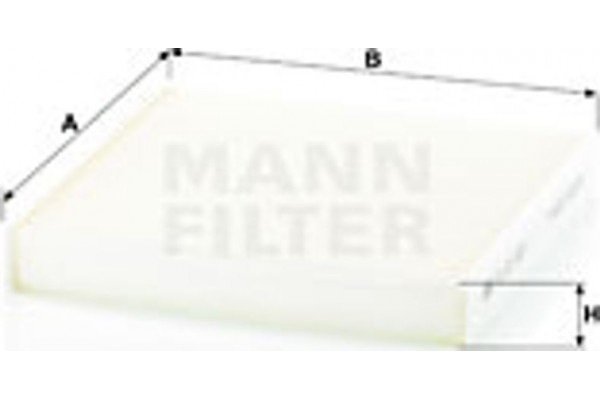 MANN-FILTER Φίλτρο, Αέρας Εσωτερικού Χώρου - Cu 22 029