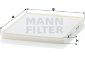 MANN-FILTER Φίλτρο, Αέρας Εσωτερικού Χώρου - Cu 2326