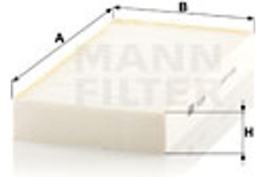 MANN-FILTER Φίλτρο, Αέρας Εσωτερικού Χώρου - Cu 2329