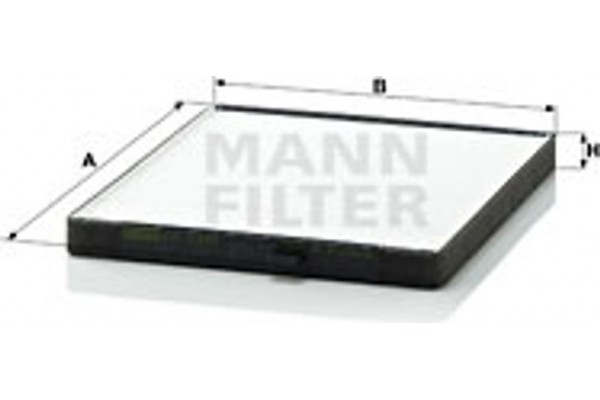 MANN-FILTER Φίλτρο, Αέρας Εσωτερικού Χώρου - Cu 2330