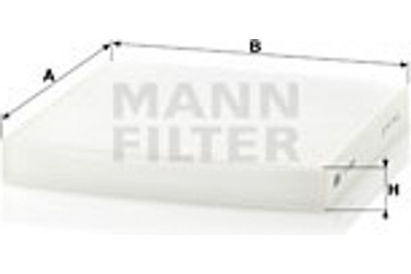 MANN-FILTER Φίλτρο, Αέρας Εσωτερικού Χώρου - Cu 2358