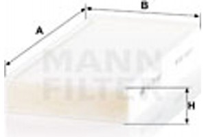 MANN-FILTER Φίλτρο, Αέρας Εσωτερικού Χώρου - Cu 23 005-2