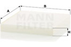 MANN-FILTER Φίλτρο, Αέρας Εσωτερικού Χώρου - Cu 23 019
