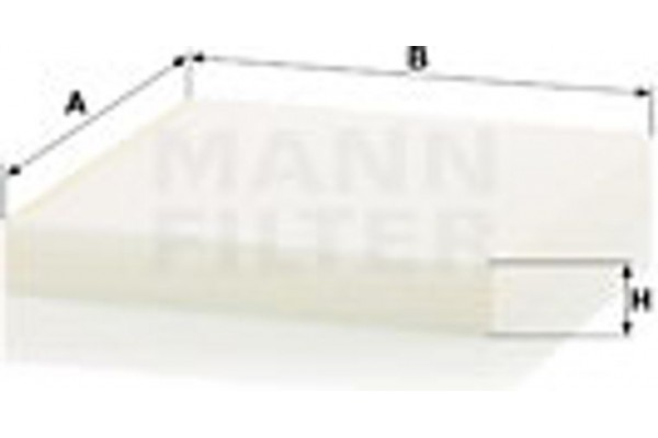 MANN-FILTER Φίλτρο, Αέρας Εσωτερικού Χώρου - Cu 23 019