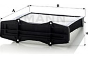 MANN-FILTER Φίλτρο, Αέρας Εσωτερικού Χώρου - Cu 2423