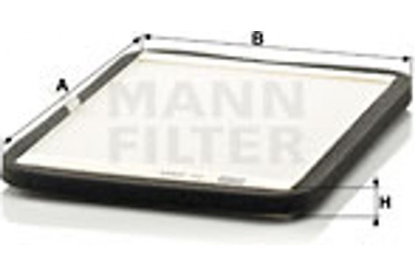 MANN-FILTER Φίλτρο, Αέρας Εσωτερικού Χώρου - Cu 2424