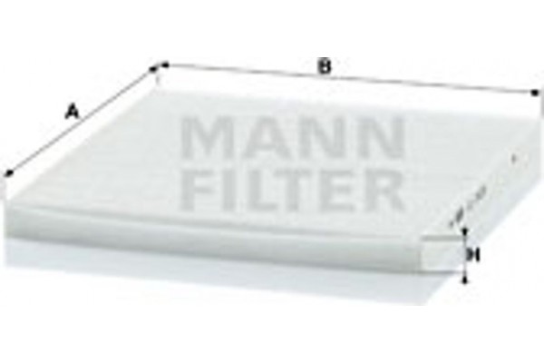 MANN-FILTER Φίλτρο, Αέρας Εσωτερικού Χώρου - Cu 2435
