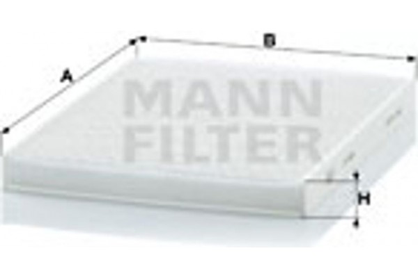 MANN-FILTER Φίλτρο, Αέρας Εσωτερικού Χώρου - Cu 2436