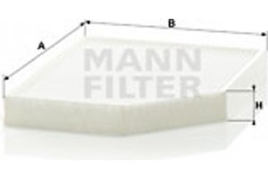 MANN-FILTER Φίλτρο, Αέρας Εσωτερικού Χώρου - Cu 2450
