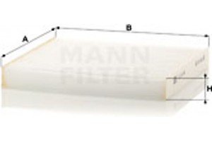 MANN-FILTER Φίλτρο, Αέρας Εσωτερικού Χώρου - Cu 24 006