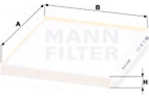 MANN-FILTER Φίλτρο, Αέρας Εσωτερικού Χώρου - Cu 24 013