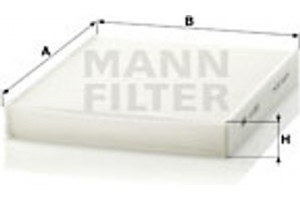 MANN-FILTER Φίλτρο, Αέρας Εσωτερικού Χώρου - Cu 2533-2