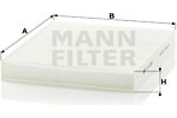MANN-FILTER Φίλτρο, Αέρας Εσωτερικού Χώρου - Cu 2545
