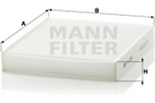 MANN-FILTER Φίλτρο, Αέρας Εσωτερικού Χώρου - Cu 2559