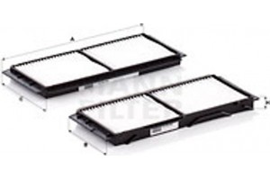 MANN-FILTER Φίλτρο, Αέρας Εσωτερικού Χώρου - Cu 26 008-2