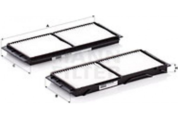 MANN-FILTER Φίλτρο, Αέρας Εσωτερικού Χώρου - Cu 26 008-2
