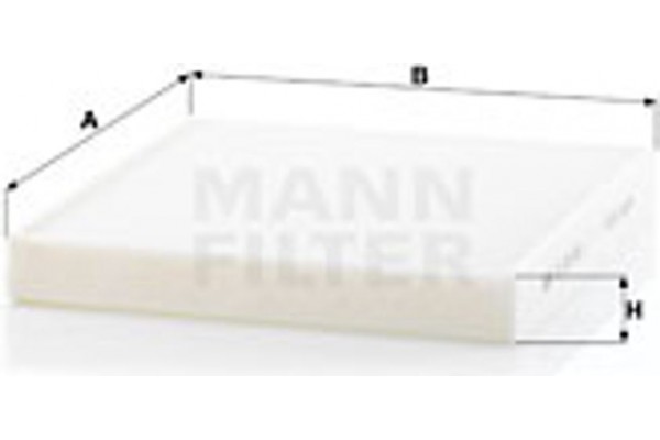 MANN-FILTER Φίλτρο, Αέρας Εσωτερικού Χώρου - Cu 26 009