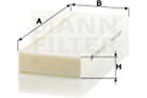MANN-FILTER Φίλτρο, Αέρας Εσωτερικού Χώρου - Cu 26 014-2