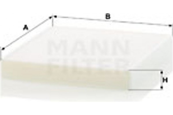 MANN-FILTER Φίλτρο, Αέρας Εσωτερικού Χώρου - Cu 26 021