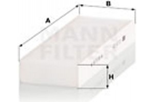 MANN-FILTER Φίλτρο, Αέρας Εσωτερικού Χώρου - Cu 26 025-2