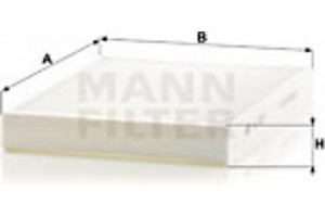 MANN-FILTER Φίλτρο, Αέρας Εσωτερικού Χώρου - Cu 2733