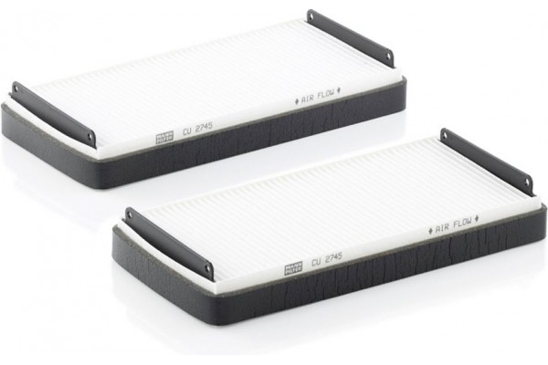 MANN-FILTER Φίλτρο, Αέρας Εσωτερικού Χώρου - Cu 2745-2 MANN-FILTER Φίλτρο, Αέρας Εσωτερικού Χώρου - Cu 2745-2